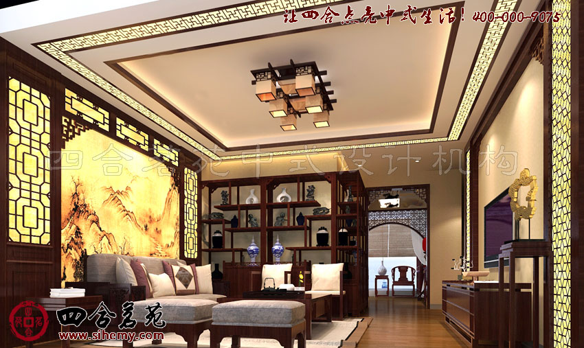 金碧輝煌盡顯奢華 中式四合院設(shè)計